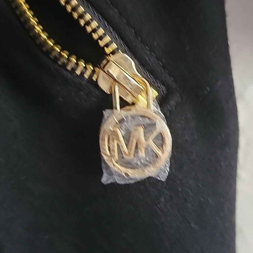 Michael Kors Black Wool Coat NWT 1x - Picture 6 of 11